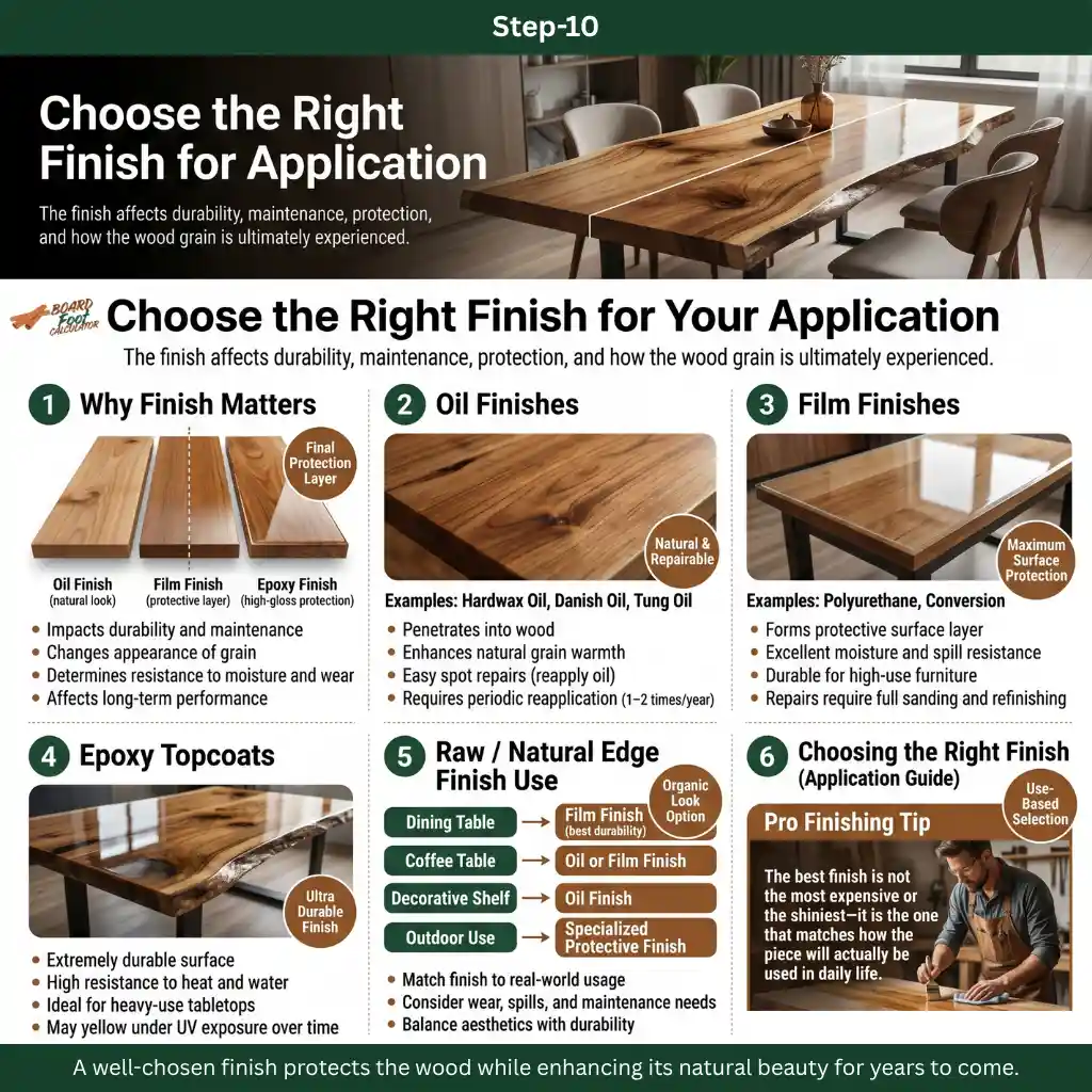 Step 10 Choose the Right Finish for Your Application